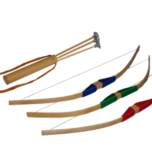 Bamboe Kinderboog 55 cm met Hulpgat – Inclusief 3 Zuignap Pijlen | De Eerste Heldenboog